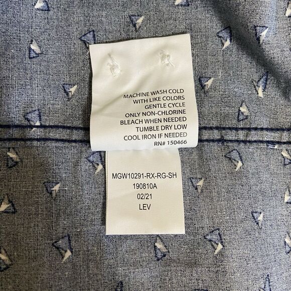 Hawker Rye Men’s Short Sleeve Button Down Shirt Size M Relaxed Fit - Picture 8 of 12